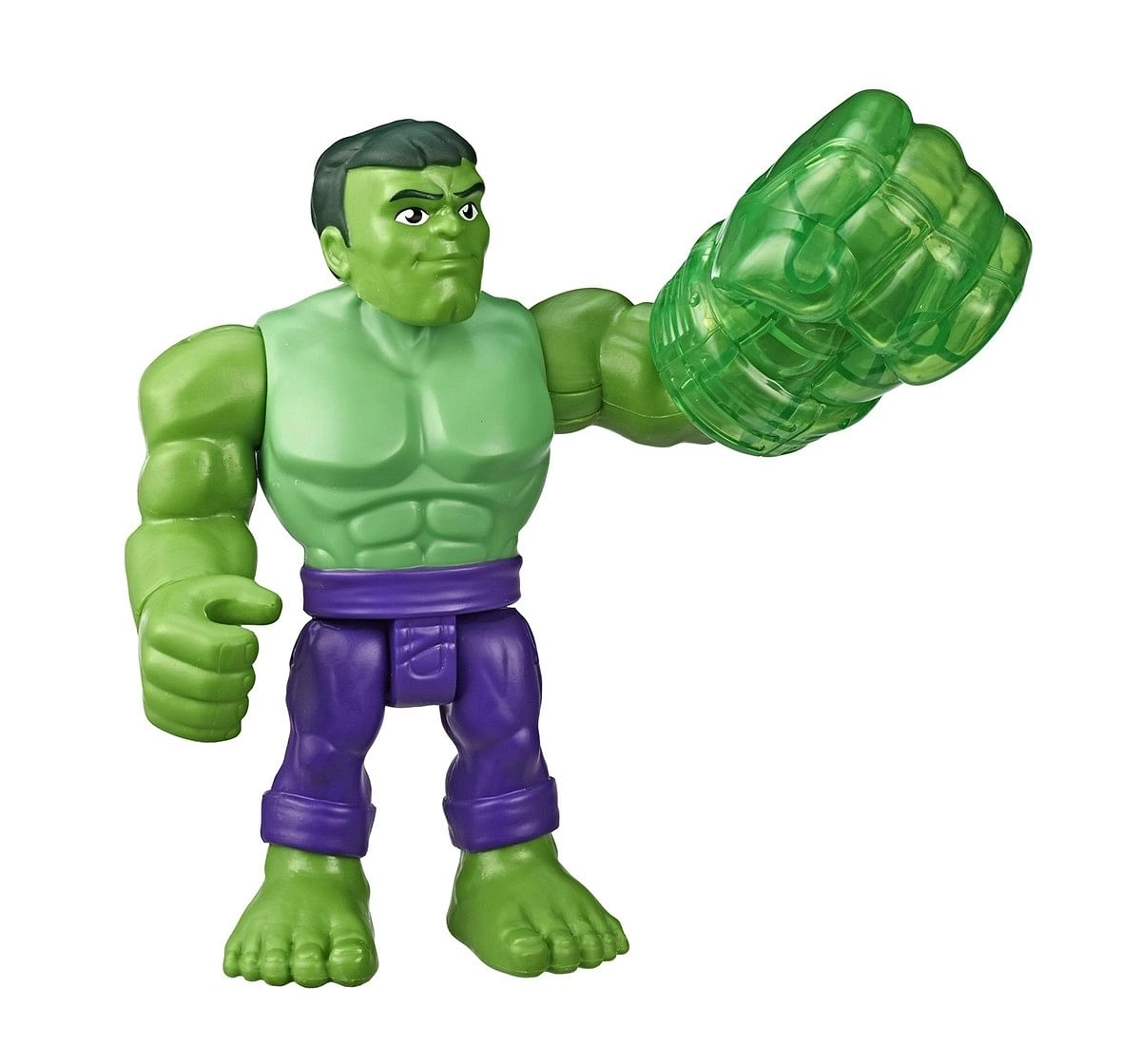 Super Hero Adventures Marvel Hulk Action Figure Assorted Activity Toys for Boys age 3Y+ (Green)