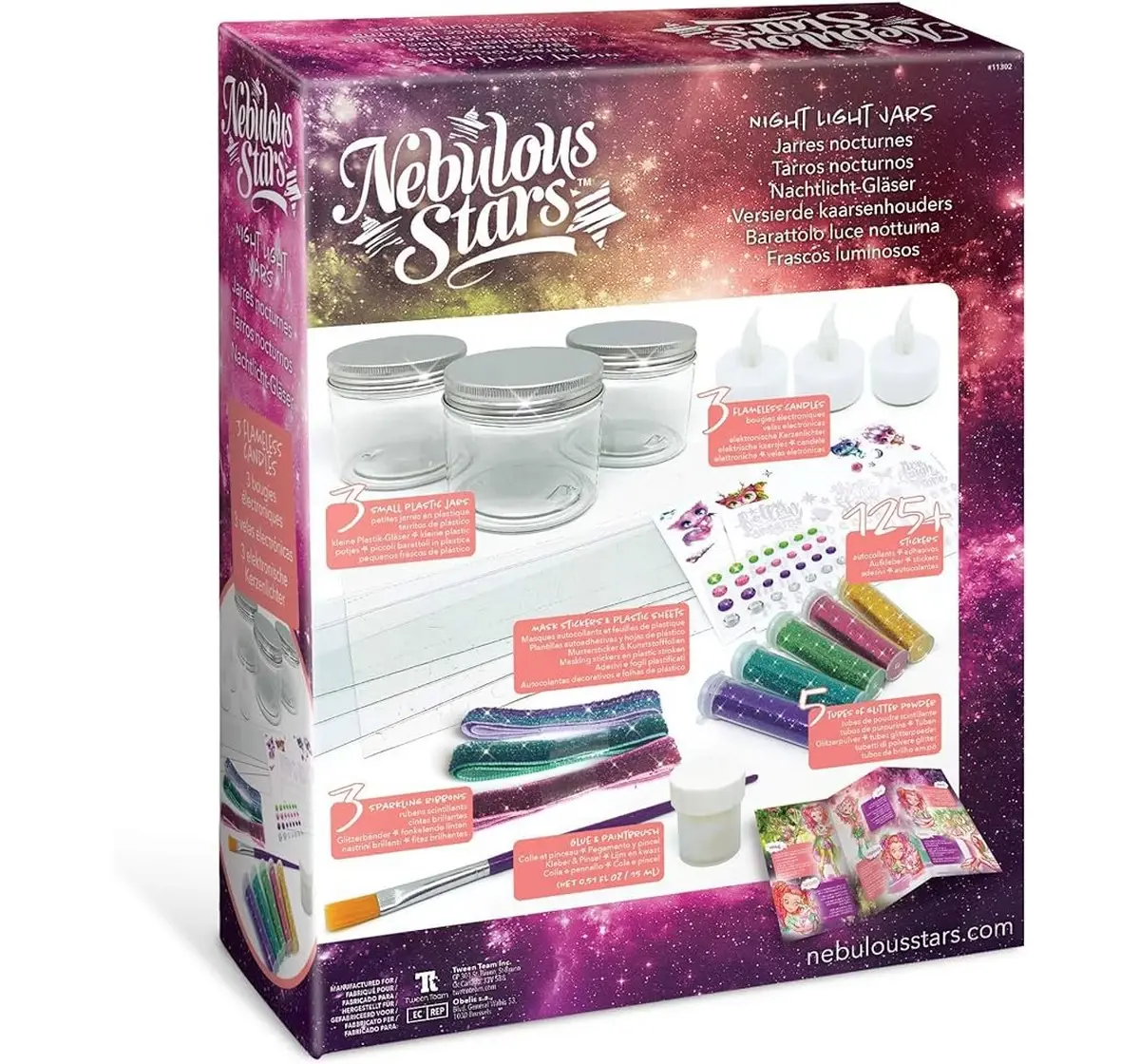 Nebulous Star Diy Kits Night Light Jars Multicolor 7 To 14 Years
