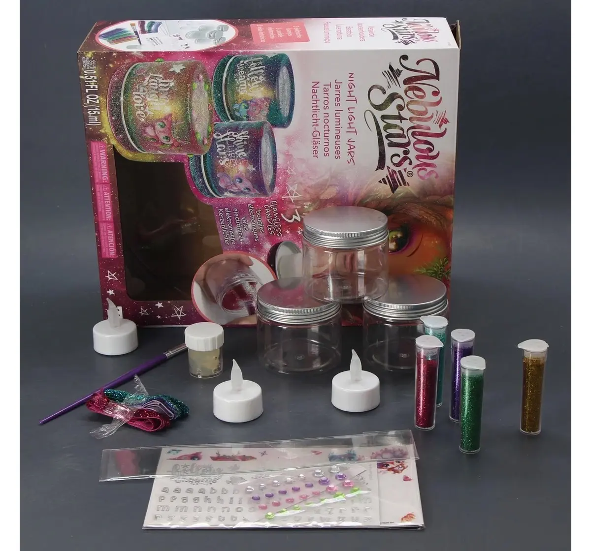 Nebulous Star Diy Kits Night Light Jars Multicolor 7 To 14 Years