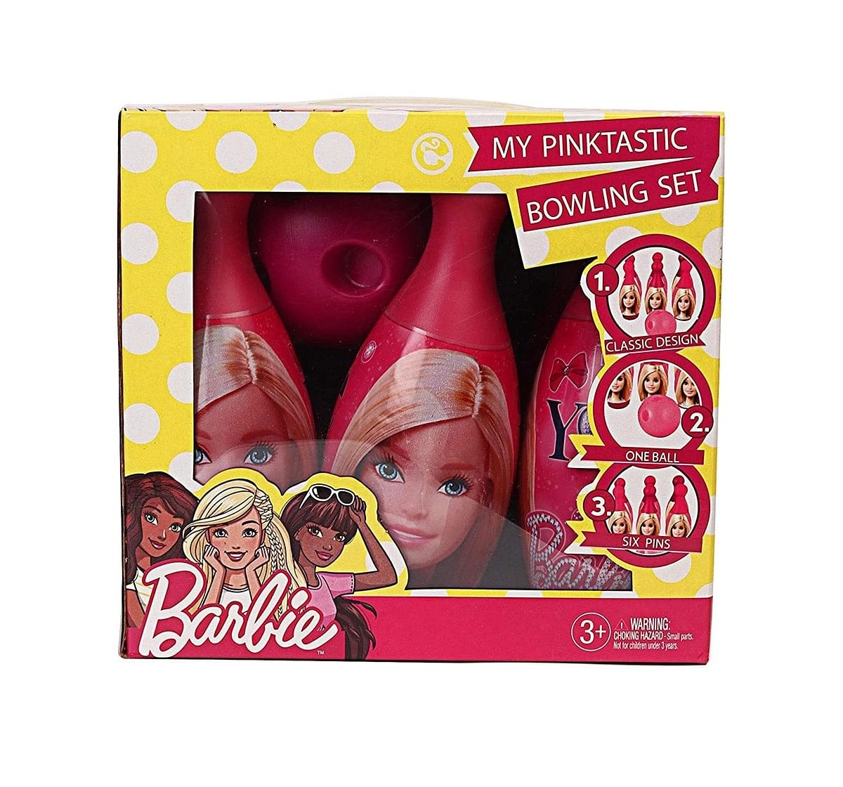 Barbie Bowling Pin Eflute for Kids age 5Y+ (Pink)