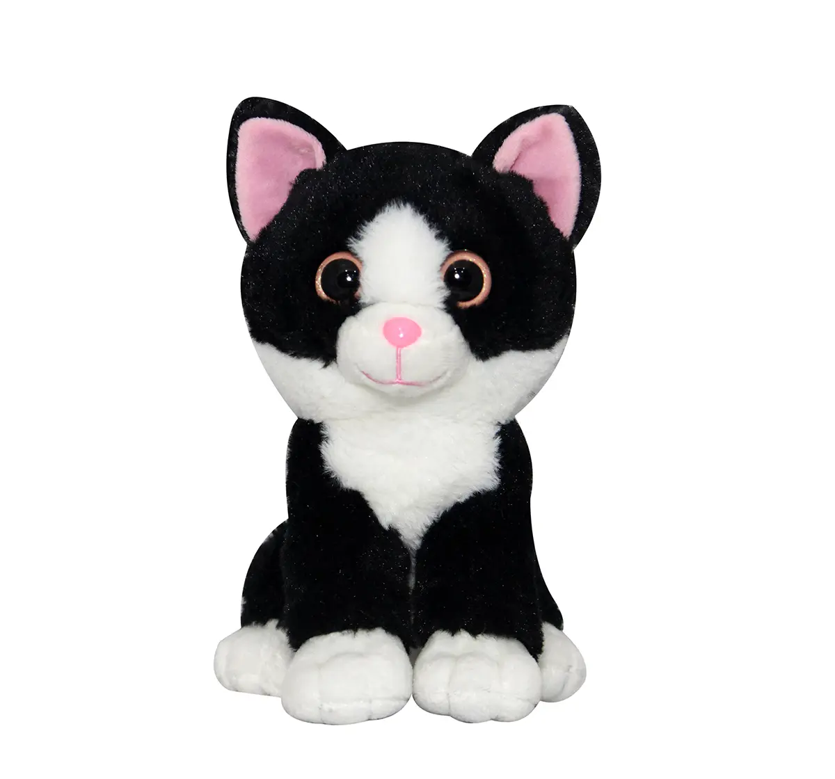 Softbuddies Big Eye Cat, Quirky Soft Toys for Kids age 3Y+ 30 Cm