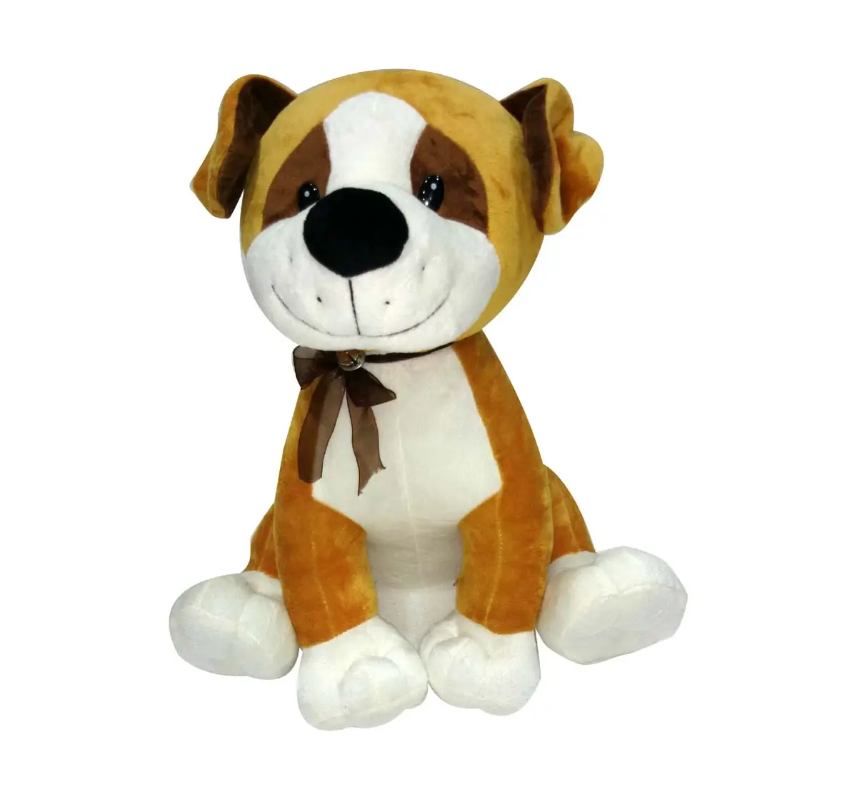 Softbuddies Cute Brown Dog Large, Quirky Soft Toys for Kids age 3Y+ 35 Cm
