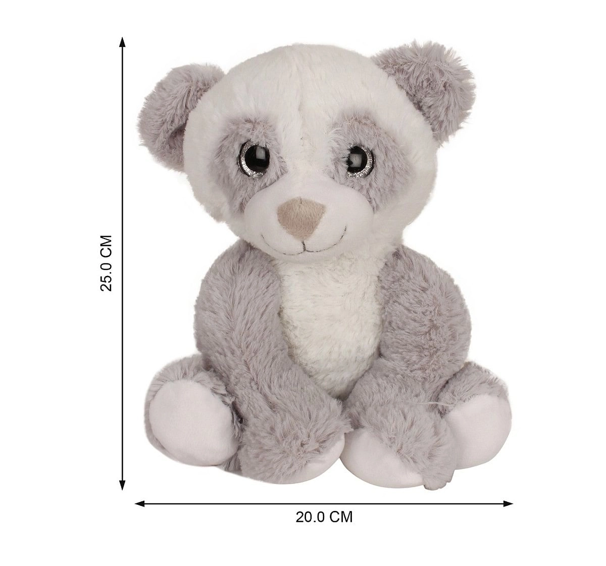 Fuzzbuzz Sitting Panda - 25Cm Quirky Soft Toys for Kids age 0M+ - 25 Cm 