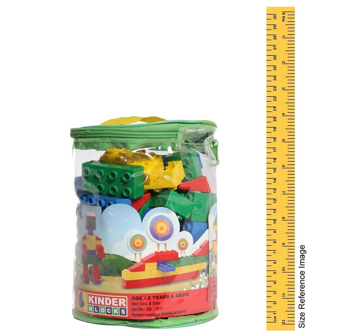 Peacock Kinder 75 Pieces Generic Blocks for Kids age 2Y+ 