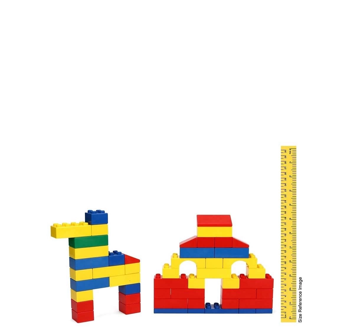 Peacock Kinder 75 Pieces Generic Blocks for Kids age 2Y+ 