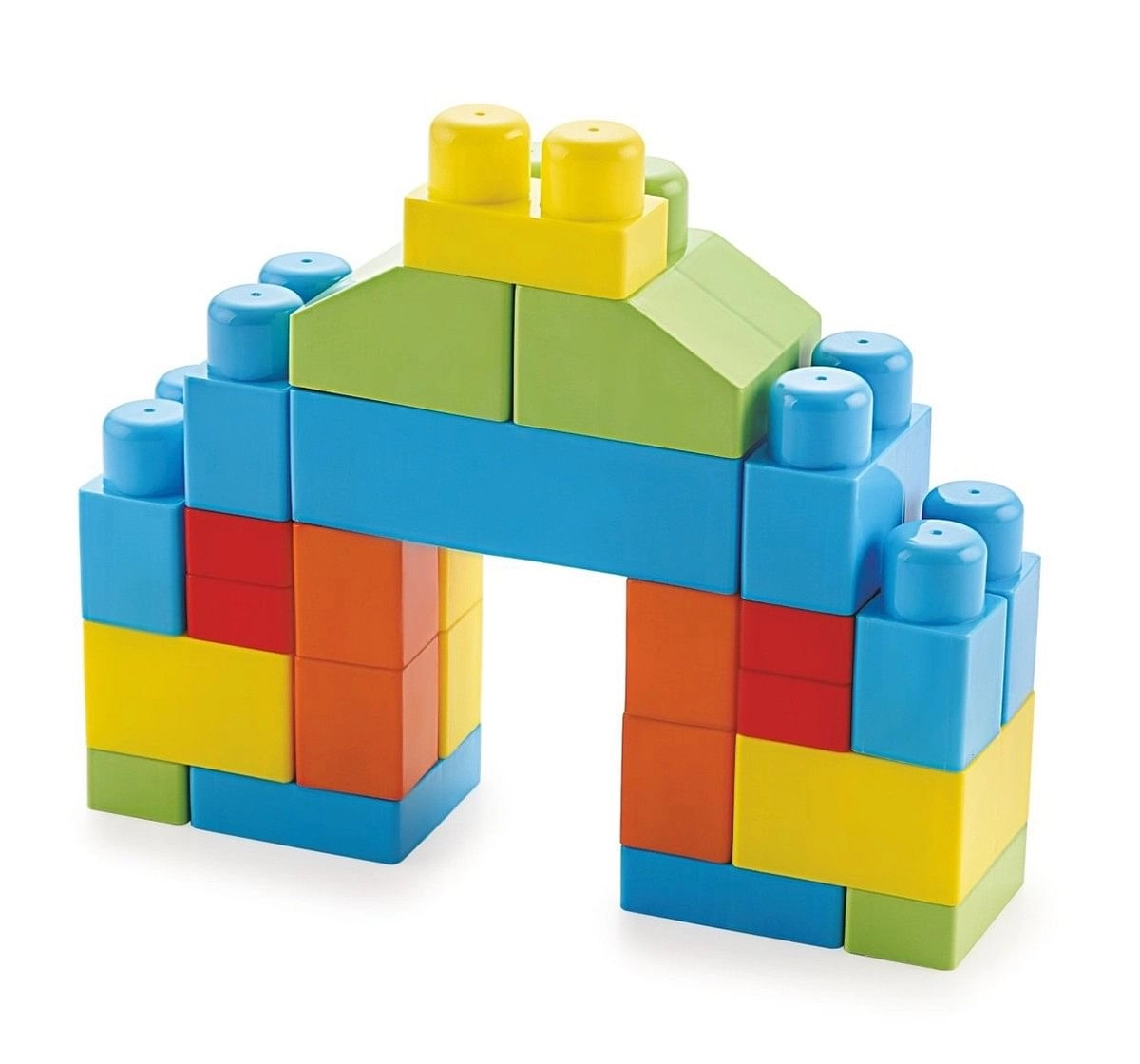 Peacock Toys Jumbo Brix 40,  6M+ (Multicolour)