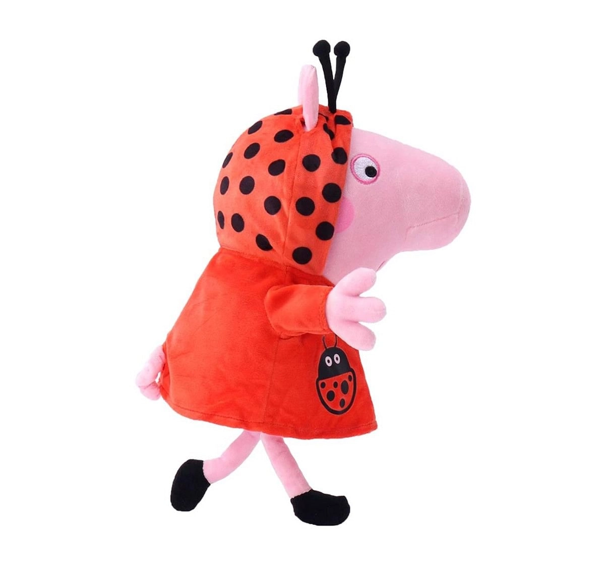 Peppa Pig In Ladybird Costume Soft Toy for age 1Y+ - 30 Cm 