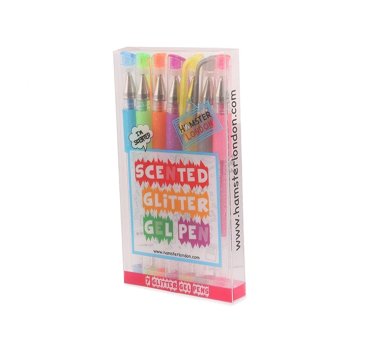Hamster London Glitter Pens Set of 7 for Kids age 3Y+ 