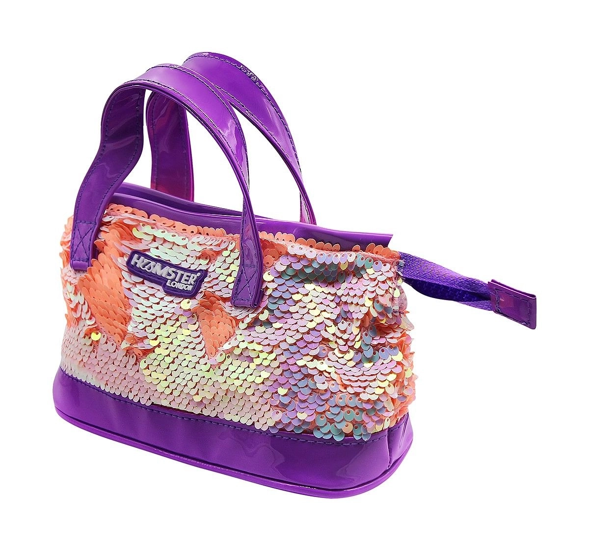 Hamster London Mini Sequin Bag with Handle for age 3Y+ (Orange-Purple)