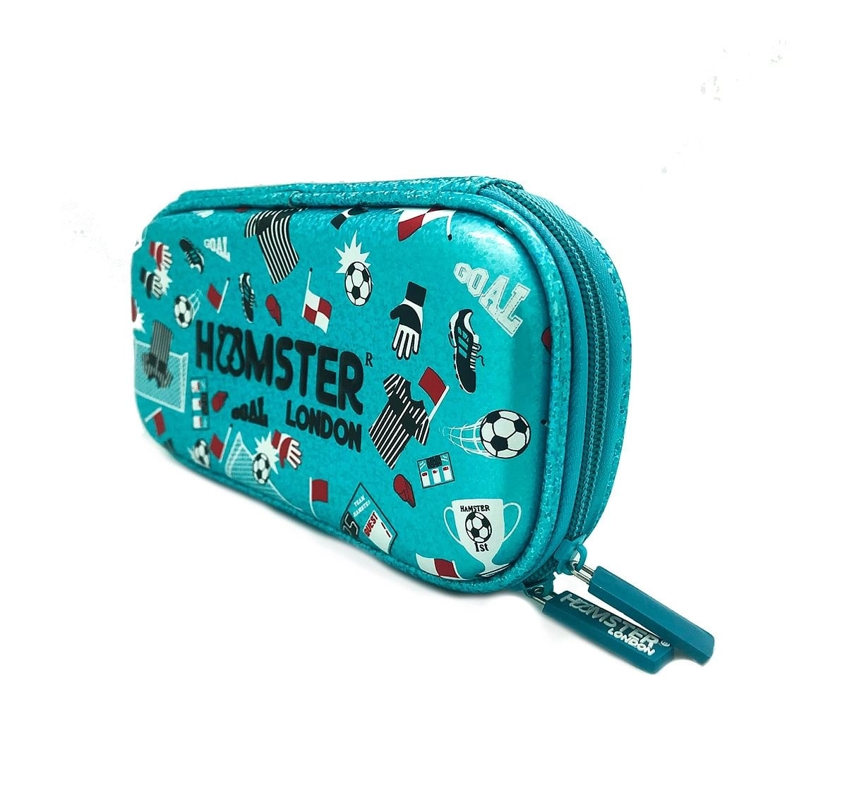 Hamster London Small Football Stationery Hardcase for age 3Y+ (Blue)