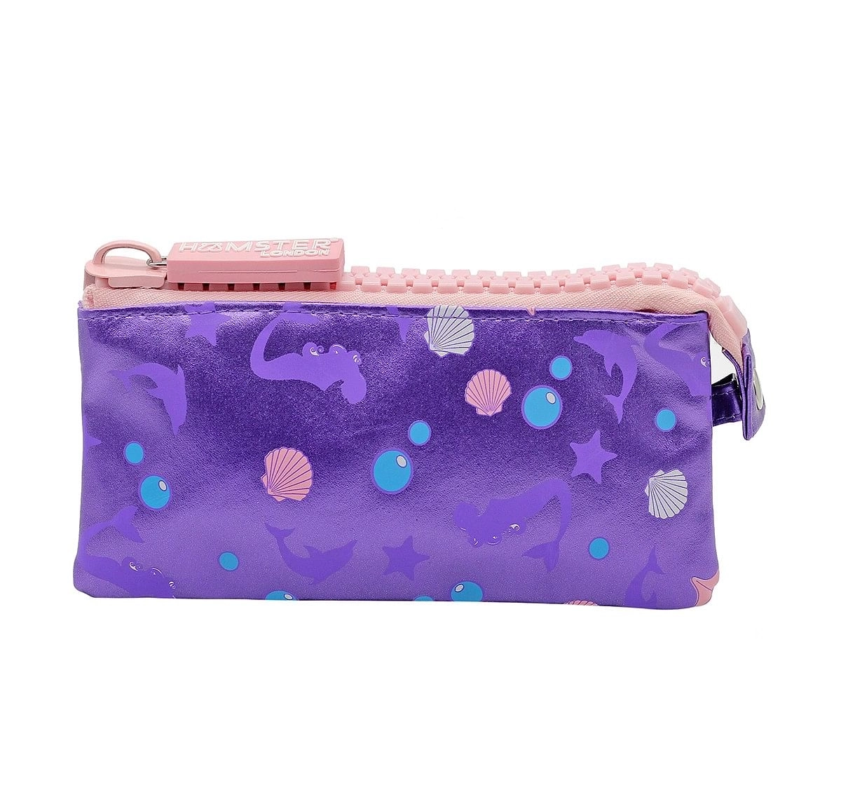 Hamster London Mermaid Big Zipper Pouch for age 3Y+ (Purple)