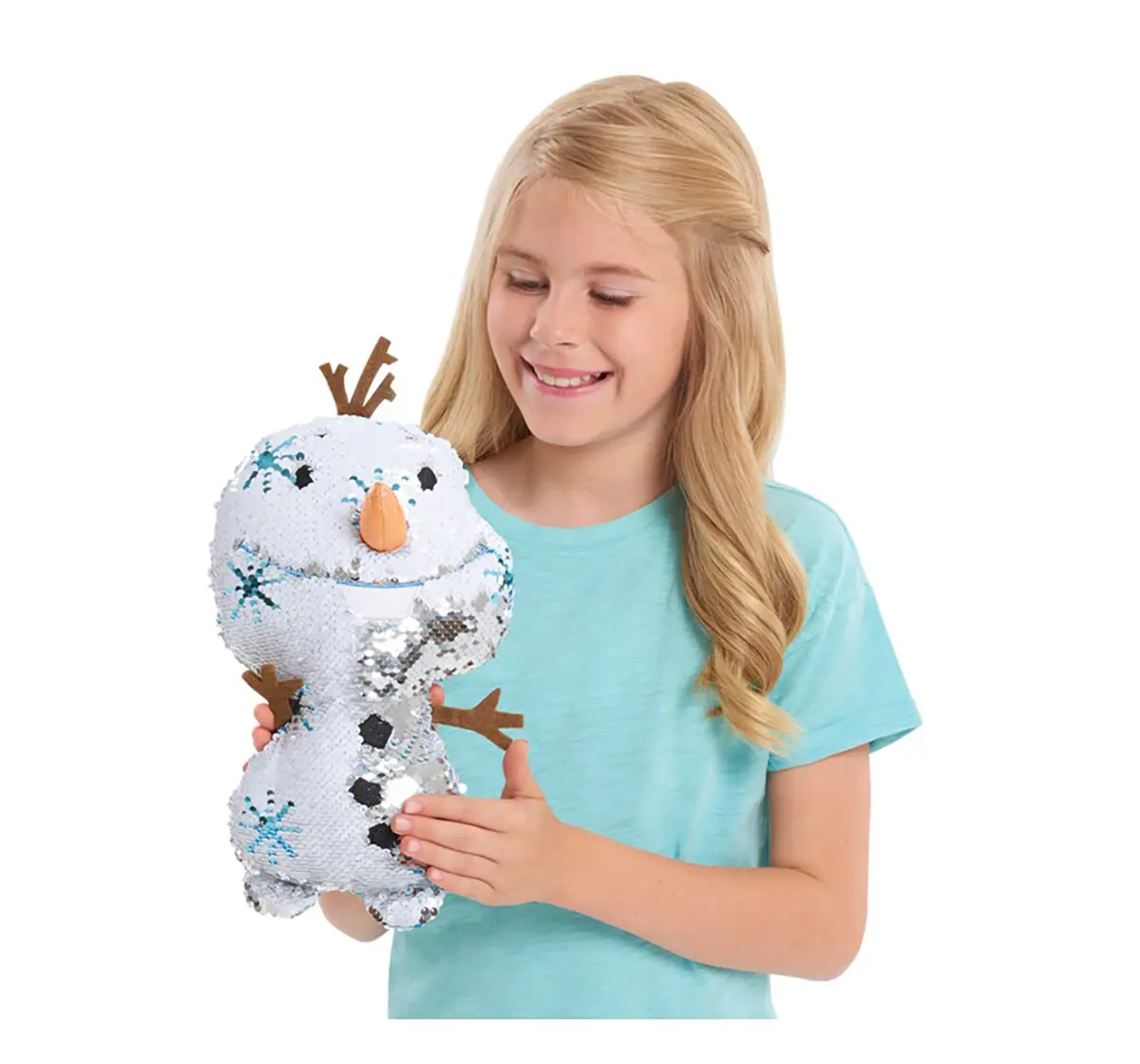 Disney Frozen2 Reversible Sequins Large Plush Character Soft Toys for age 5Y+ - 30.48 Cm 