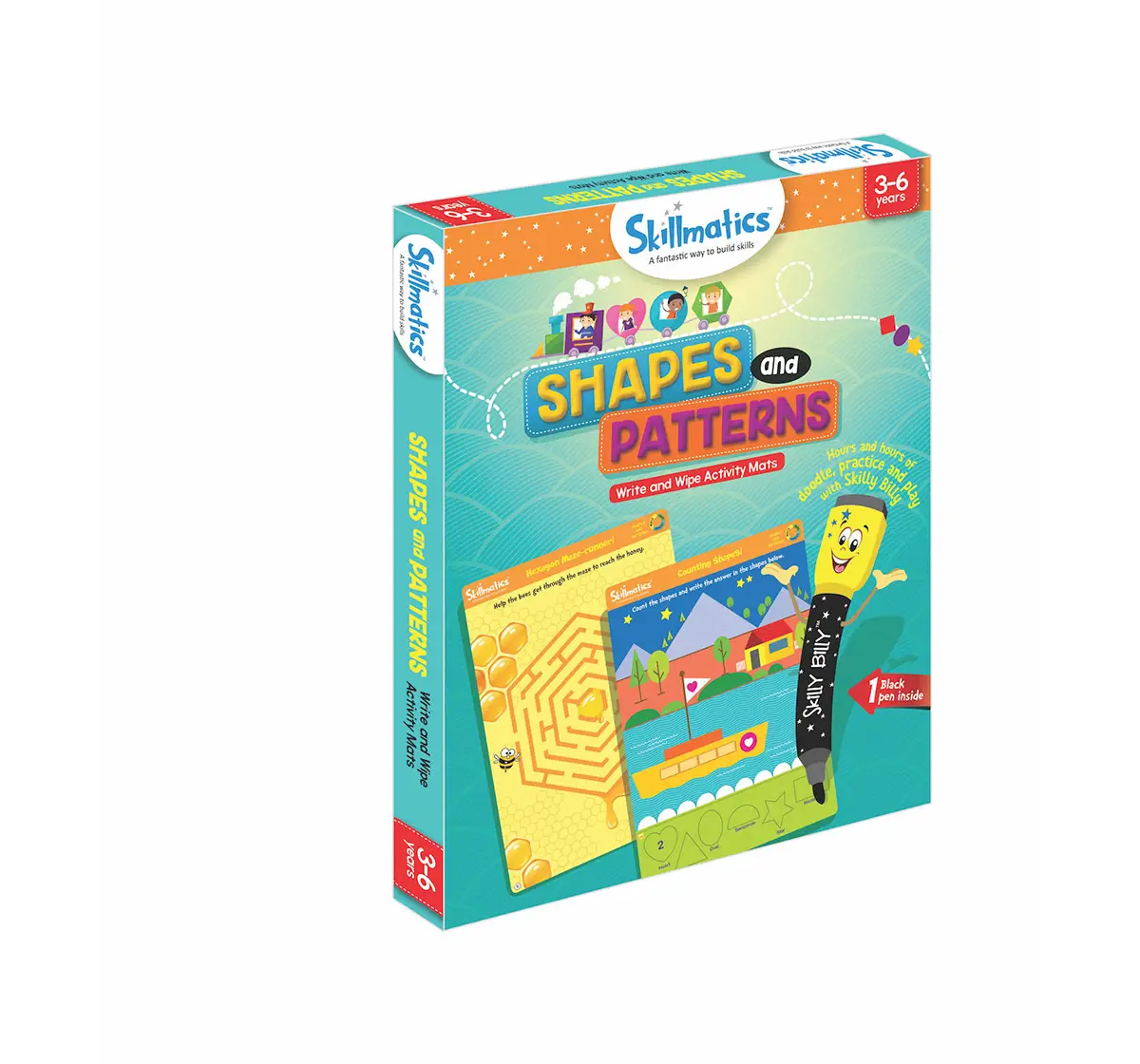 Skillmatics Shapes & Patterns Games for Kids age 3Y+ 