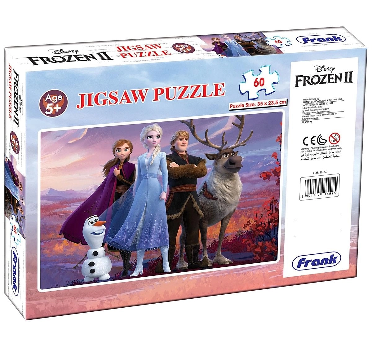  Frank Frozen II 60 Pcs Puzzle for Kids age 5Y+ 