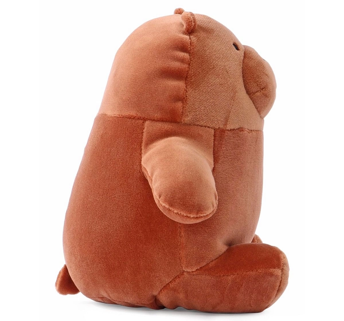 We Bare Bears We Bare Bear Sitting Grizzly Bear Plush 20 Cm Character Soft Toys for Kids age 1Y+ - 20 Cm (Brown)