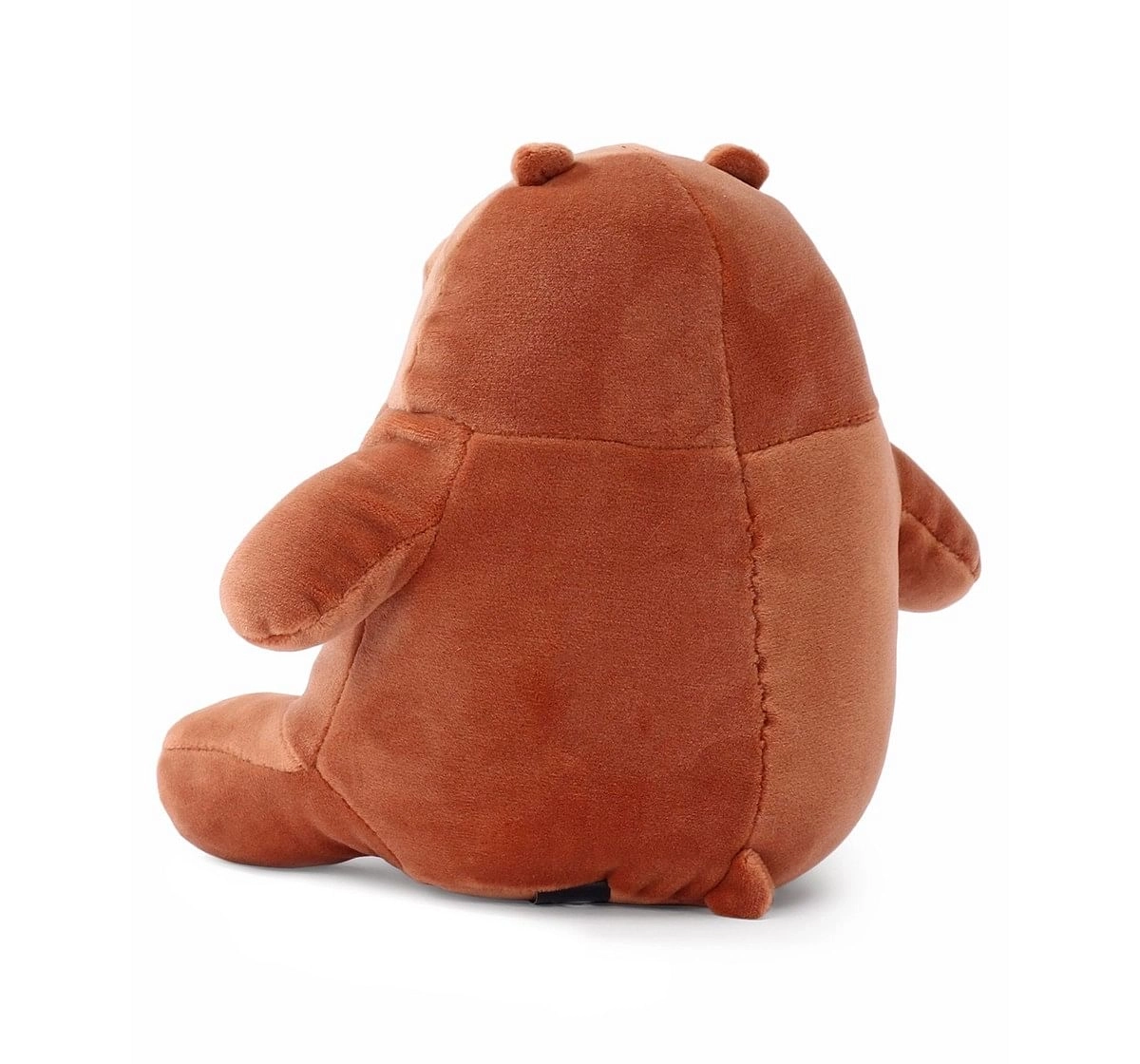 We Bare Bears We Bare Bear Sitting Grizzly Bear Plush 20 Cm Character Soft Toys for Kids age 1Y+ - 20 Cm (Brown)