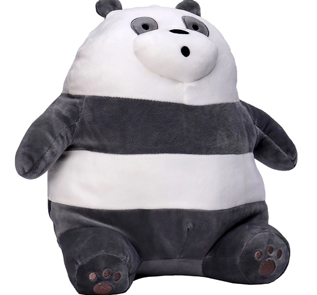 We Bare Bears We Bare Bear Sitting Panda Bear Plush 20 Cm Character Soft Toys for Kids age 1Y+ - 20 Cm 