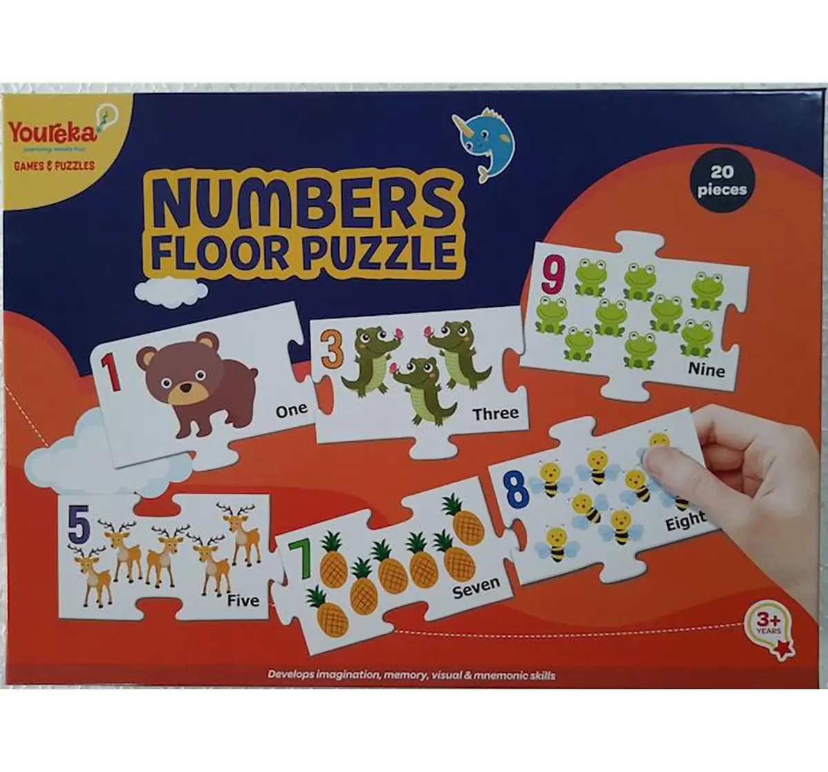 Youreka Numbers Floor Puzzle for Kids age 3Y+ 