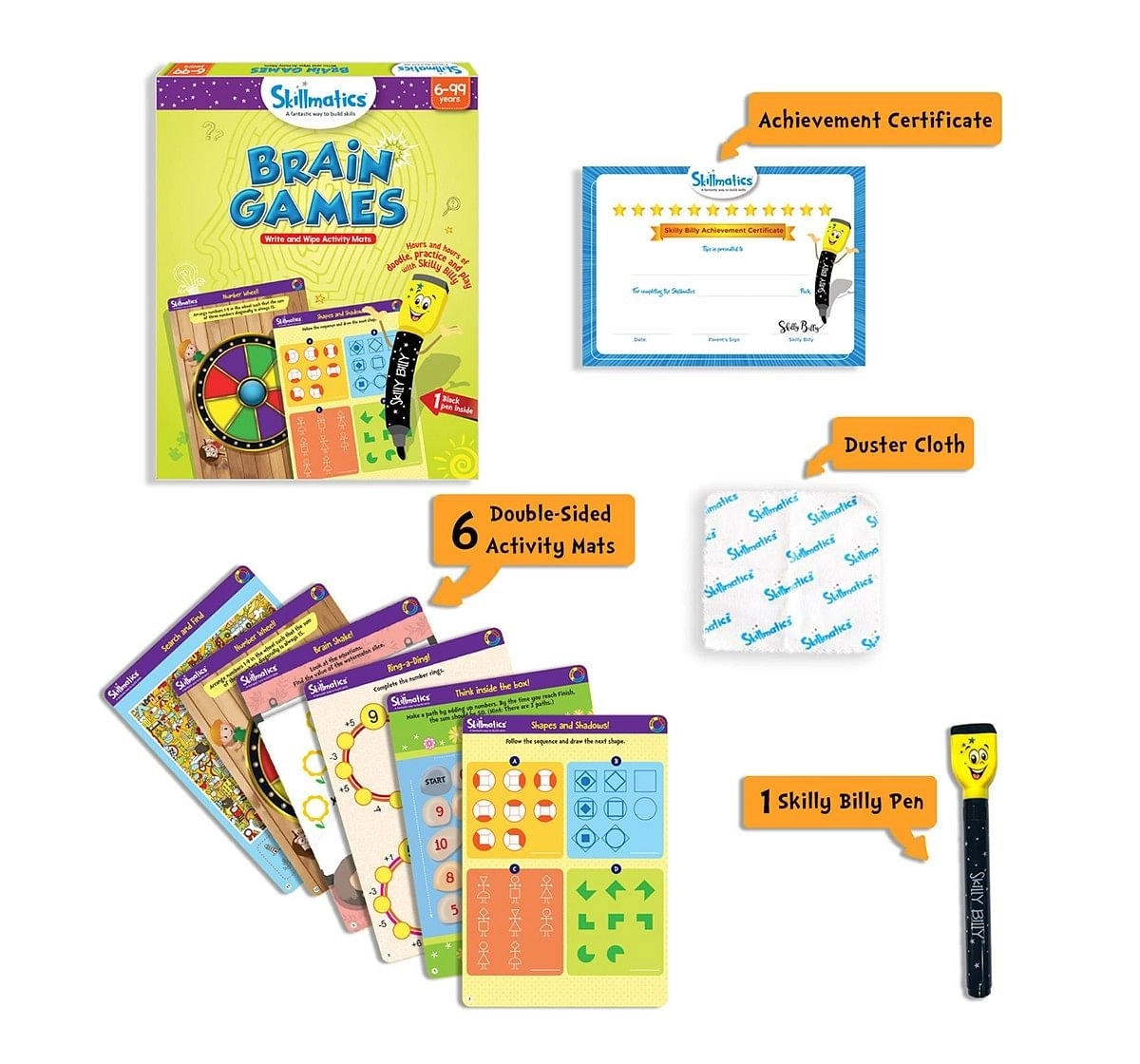  Skillmatics Brain Games Games for Kids age 6Y+ 