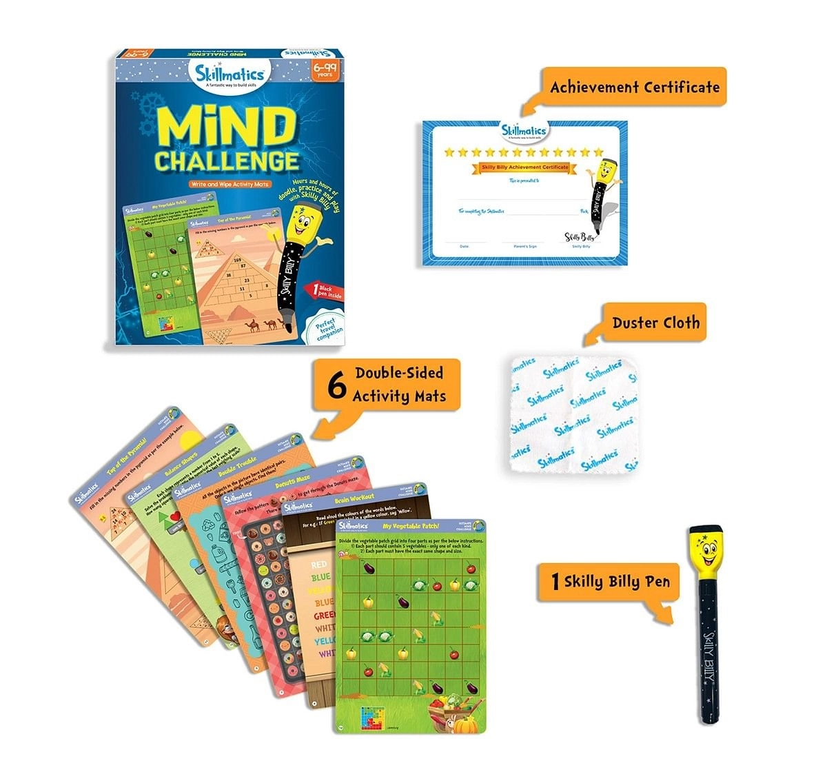  Skillmatics Mind Challenge Games for Kids age 6Y+ 
