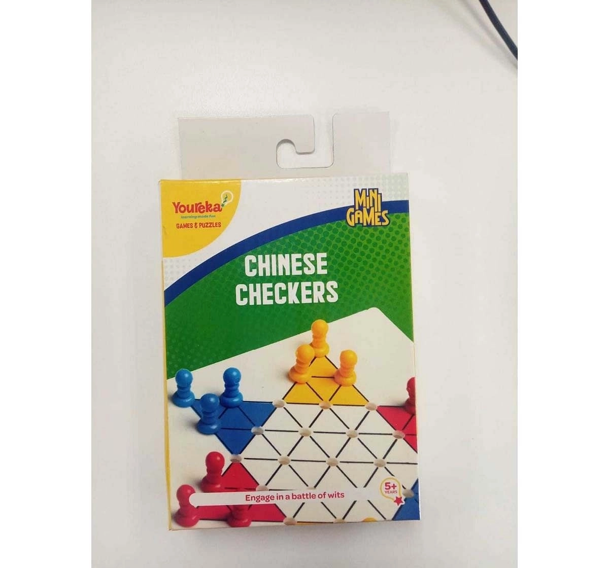 Youreka Mini Games Travel Chinese Checkers Board Games for Kids Age 5Y+