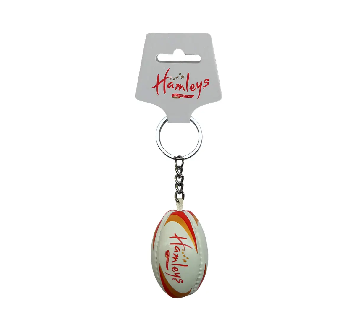 Hamleys Rugby Keychain for Kids age 13Y+ (White)