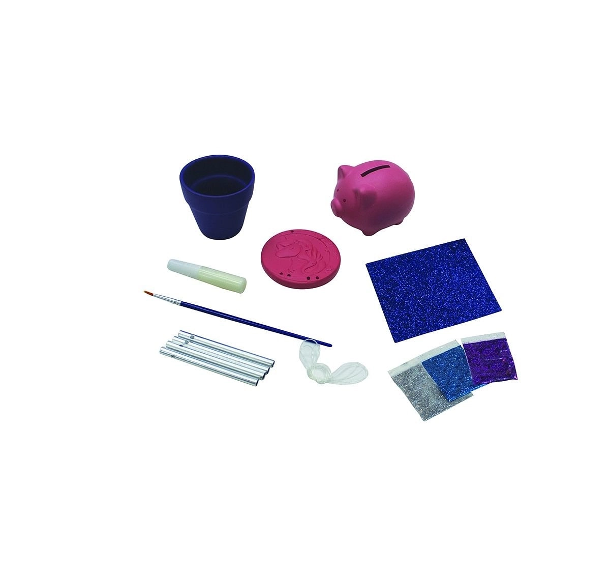 Youreka Cool Glitter Ceramic Tub DIY Art & Craft Kits for age 3Y+ 