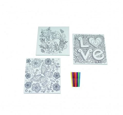Youreka Cool Canvas Art DIY Art & Craft Kits for Kids age 3Y+ 