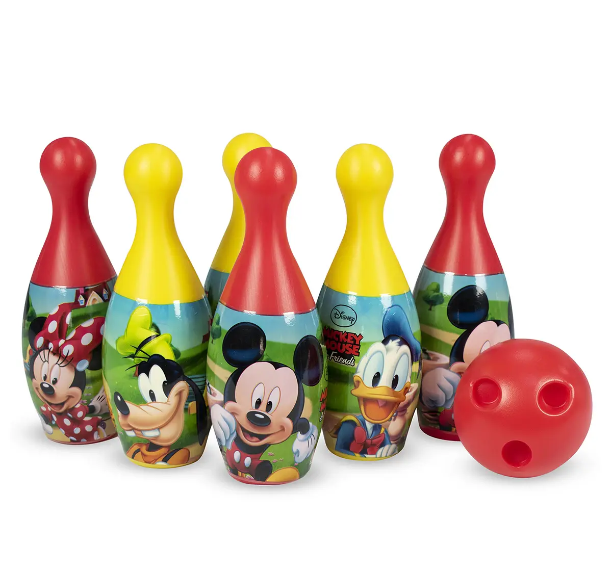 ITOYS Bowling Play Set Box Micky Mouse, Multicolour, 3Y+