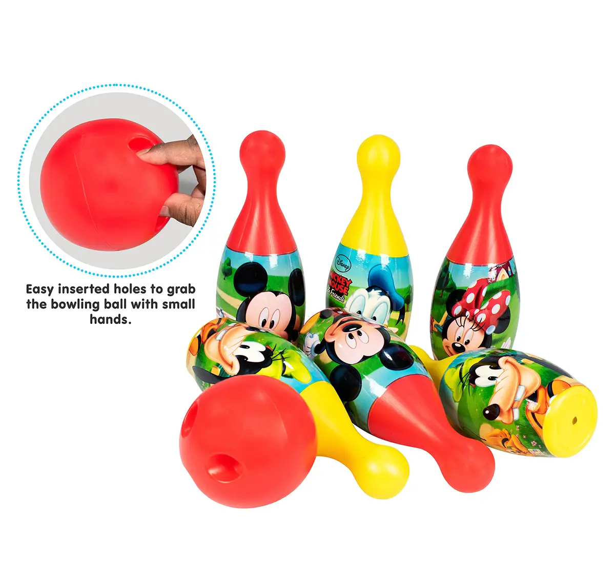 ITOYS Bowling Play Set Box Micky Mouse, Multicolour, 3Y+