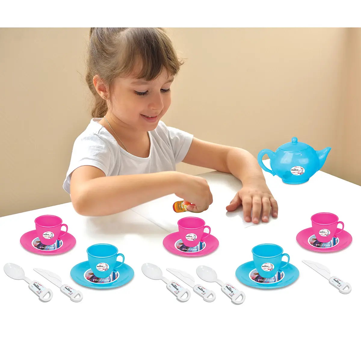 ITOYS Tea Party Set Box Frozen 2, Multicolour, 3Y+