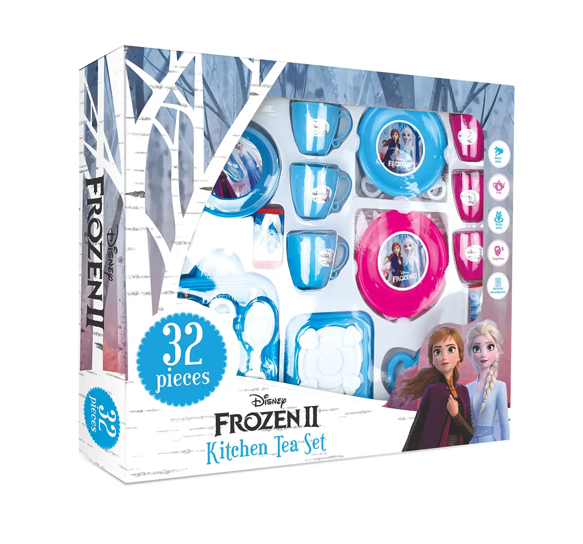 ITOYS Tea Party Set Box Frozen 2, Multicolour, 3Y+