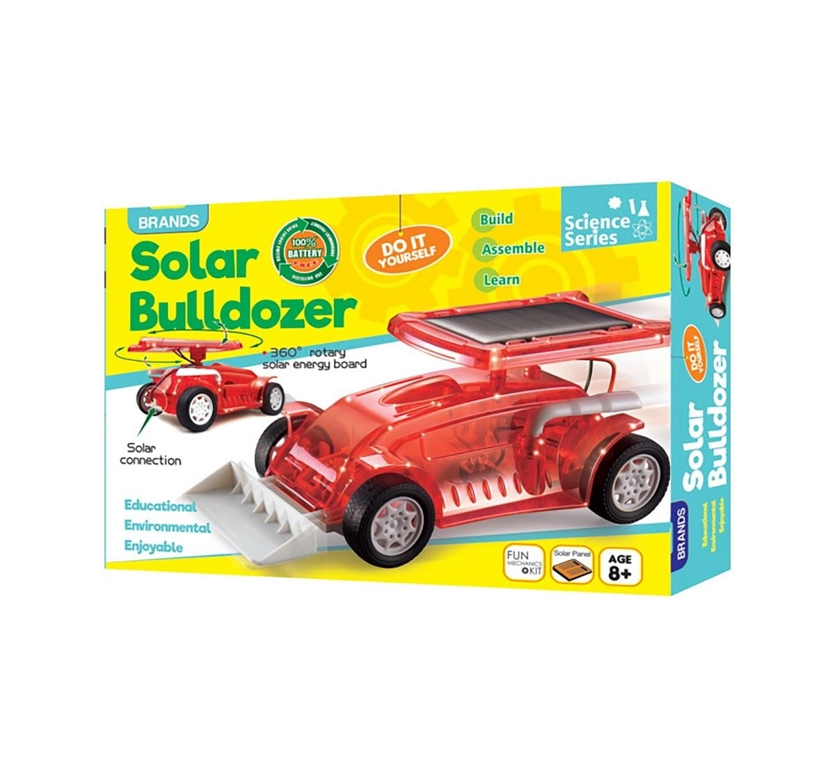Play Craft Solar Powered Bulldozer Science Kits for Kids age 8Y+ 