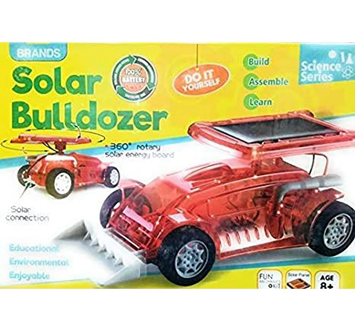 Play Craft Solar Powered Bulldozer Science Kits for Kids age 8Y+ 