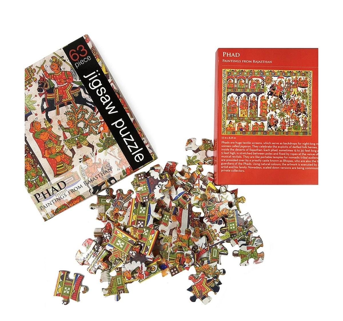  Frogg Phad  63Pc Puzzles for Kids age 7Y+ (Maroon)