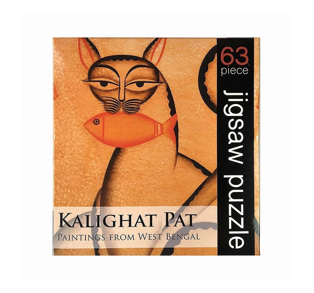 Frogg Kalighat Pat  63Pc Puzzles for Kids age 7Y+ (Mustard)