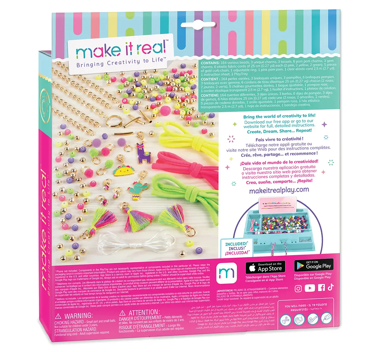 Make It Real Neobrite Chains And Charms Multicolour, 8Y+