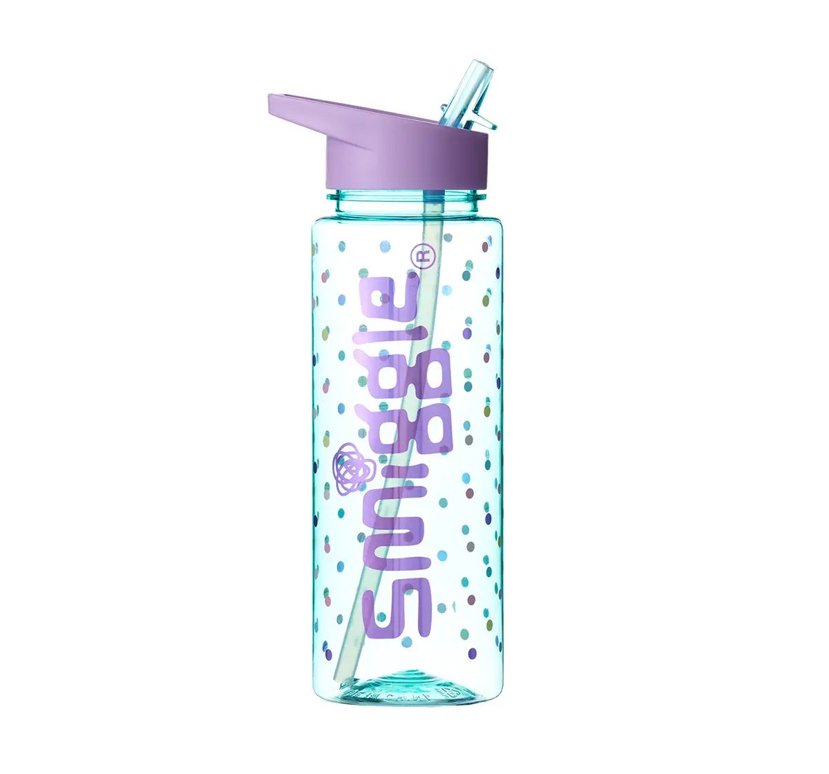 Smiggle Smiggle Block Bottle with Flip Top Spout - Pastel Print Bags for Kids age 3Y+ (Pastel)