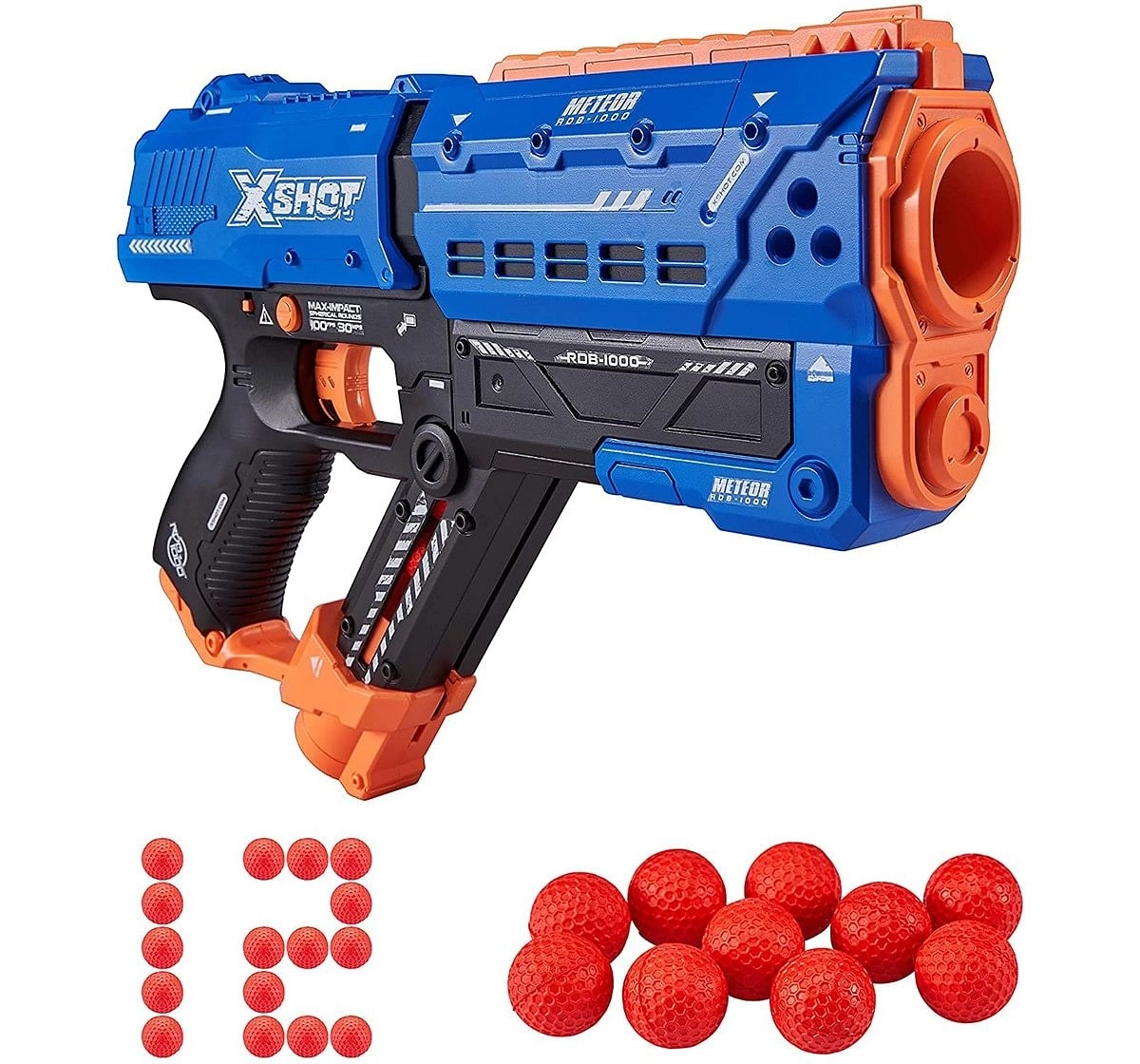 Tick Centralisere instans Shop X-Shot Chaos Meteor Blaster with 12 Dart Balls Blasters for Kids age  14Y+ | Hamleys India