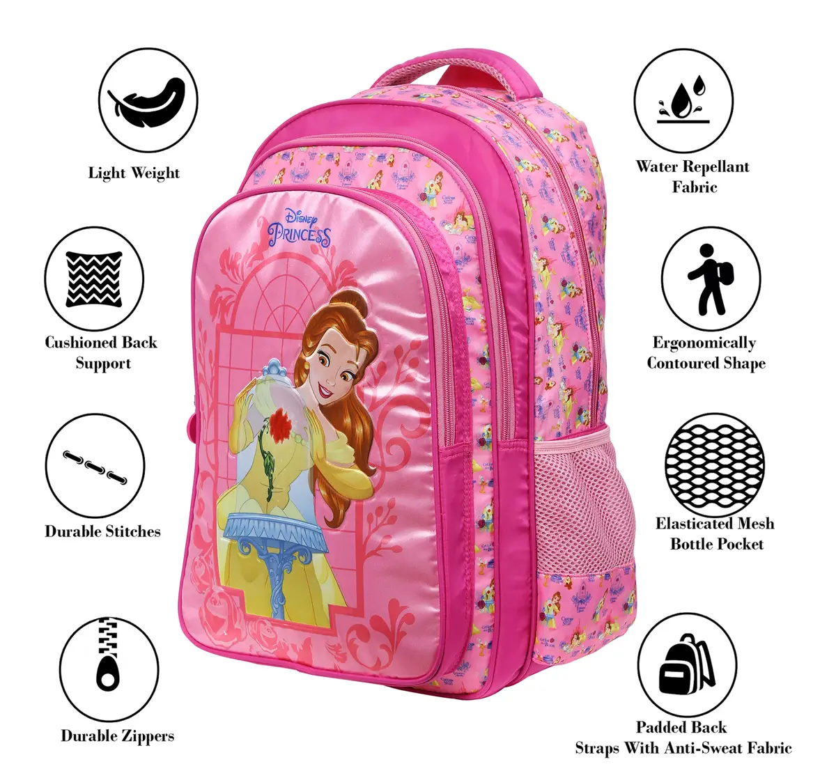 Simba Princess Amazing Belle 14 Backpack Multicolor 3Y+