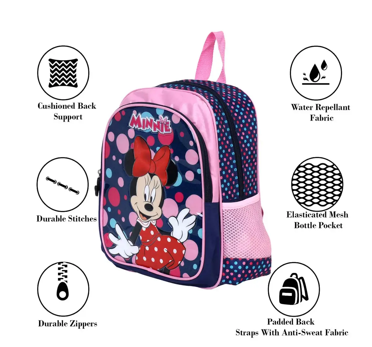 Disney Minnie Be Fabulous 12 Backpack Bags for age 3Y+ 