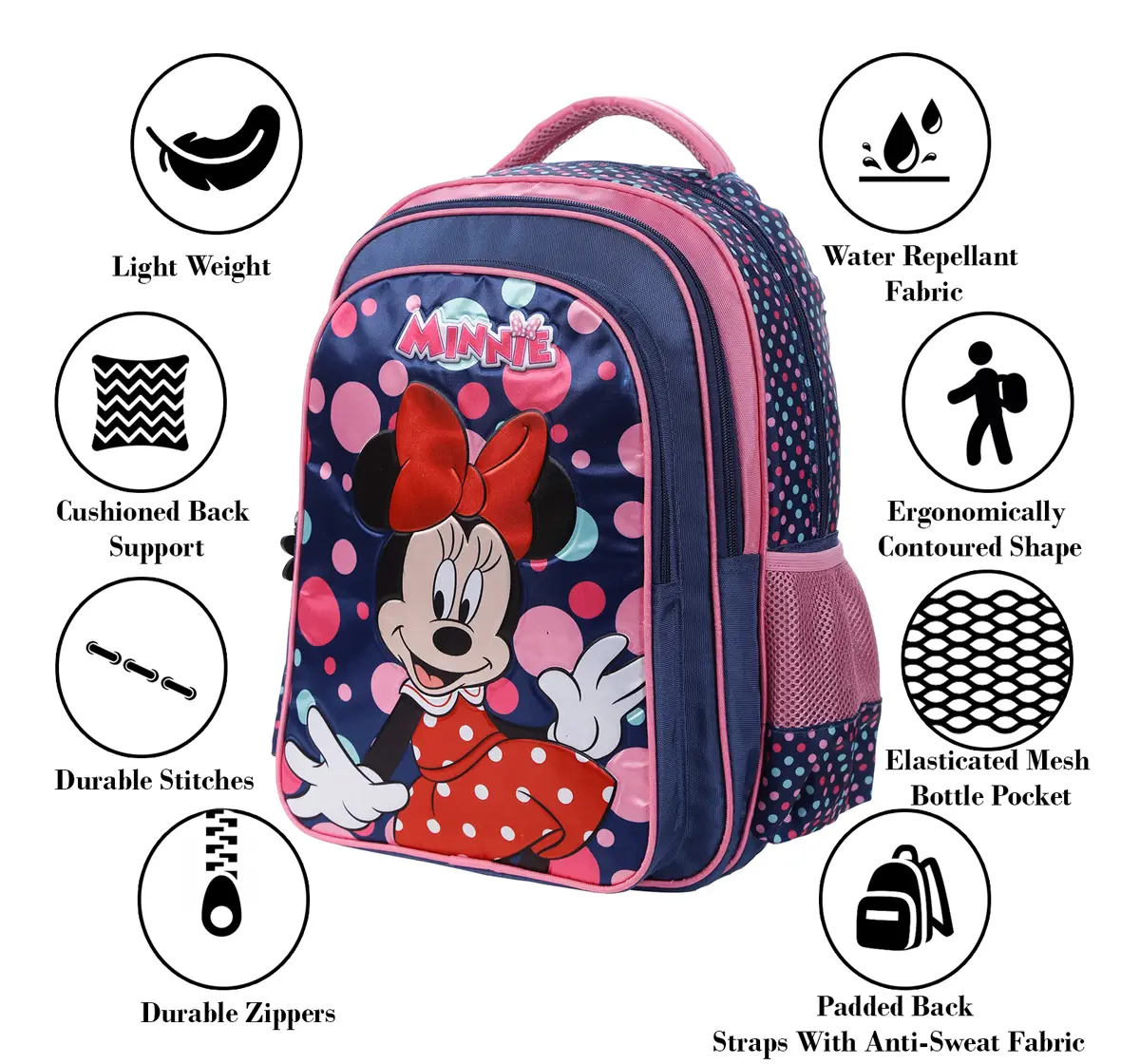 Simba Minnie Be Fabulouse 16 Backpack Multicolor 3Y+