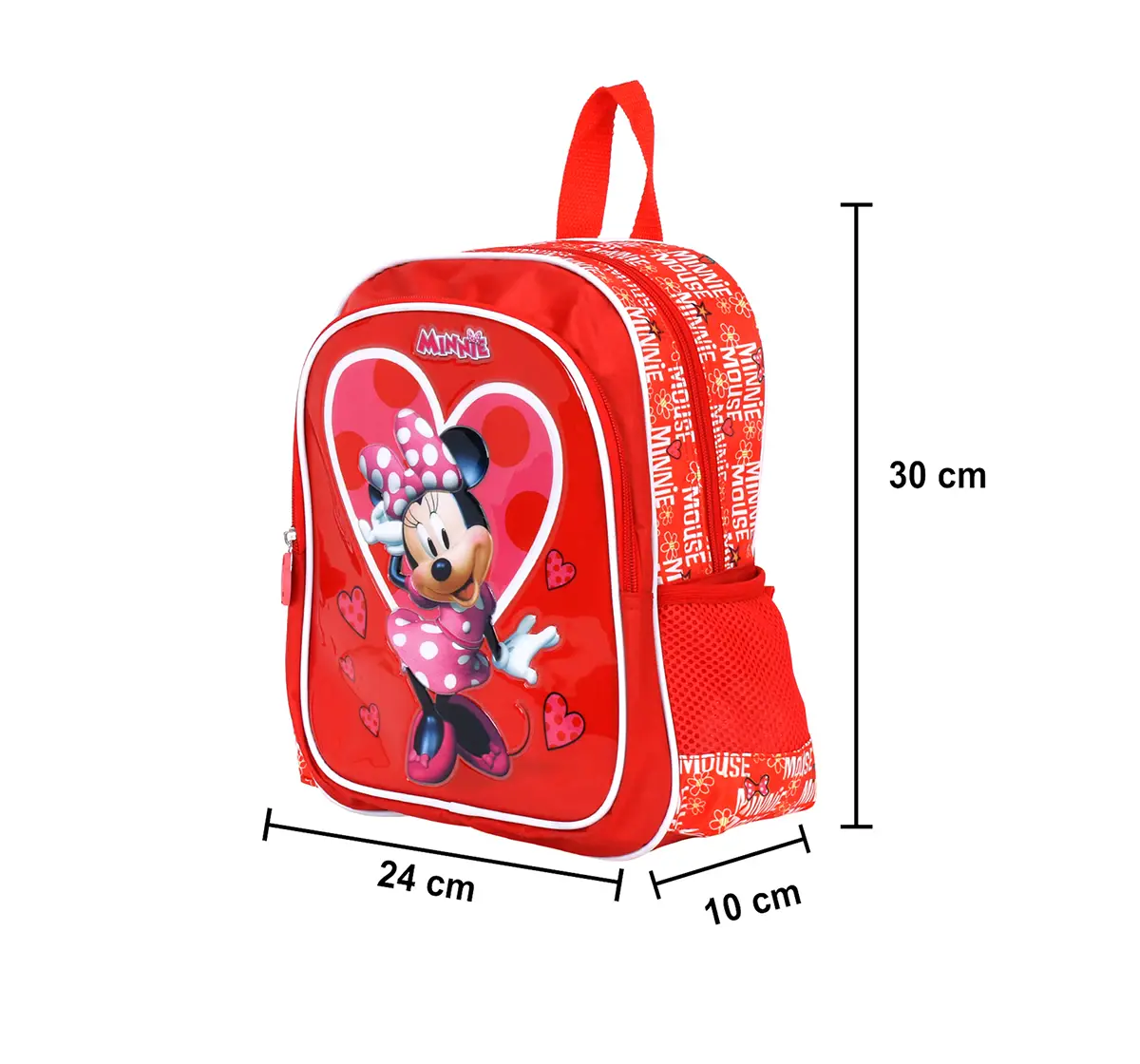Disney Minnie Heart 12 Backpack Bags for age 3Y+ 