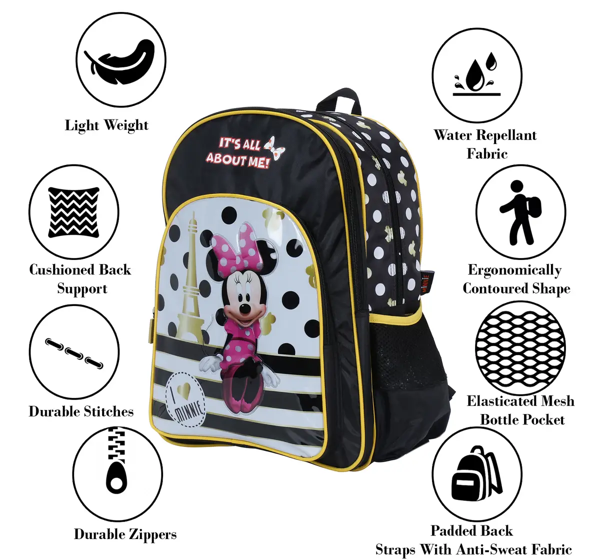 Simba Minnie Paris 18 Backpack Multicolor 3Y+