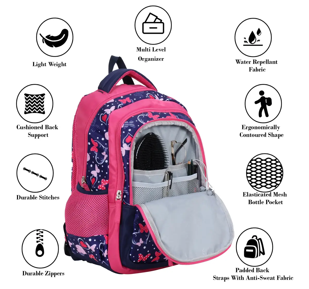 Simba Steffi Love Rising Sparkle Pink 15 Backpack Multicolor 3Y+