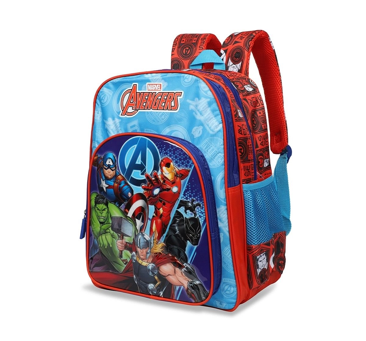 Marvel Avengers Super Heroes Red & Blue School Bag 46 Cm Bags for age 10Y+ 