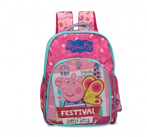 Peppa Pig Festival Selfies School Bag 36 Cm for Kids age 3Y+ (Pink)
