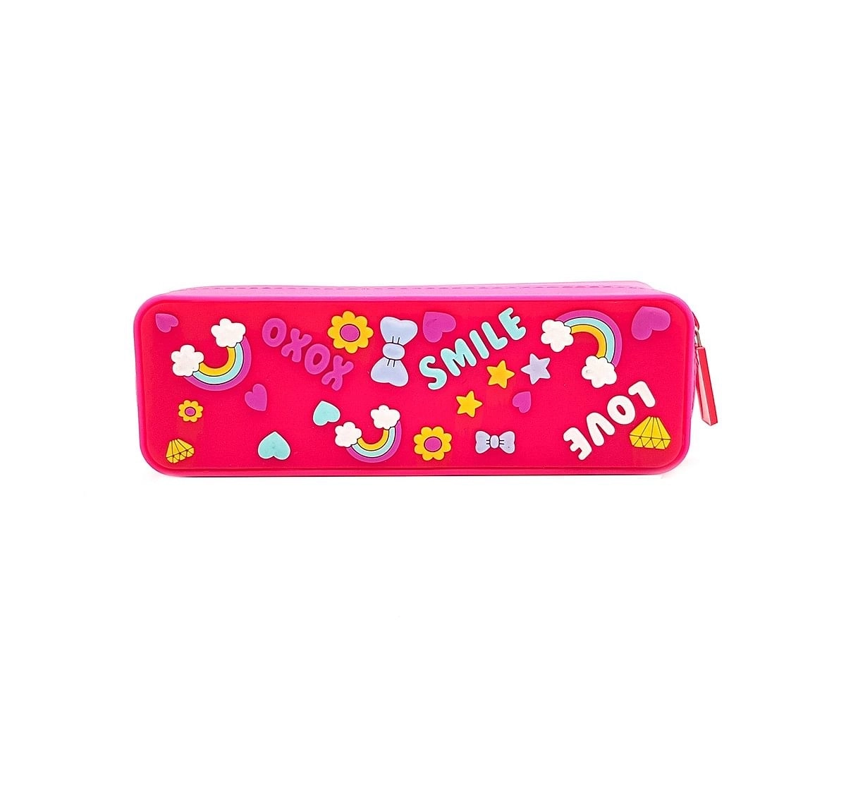 Hamster London Silicone Xoxo Pencil Case for age 3Y+ (Pink)