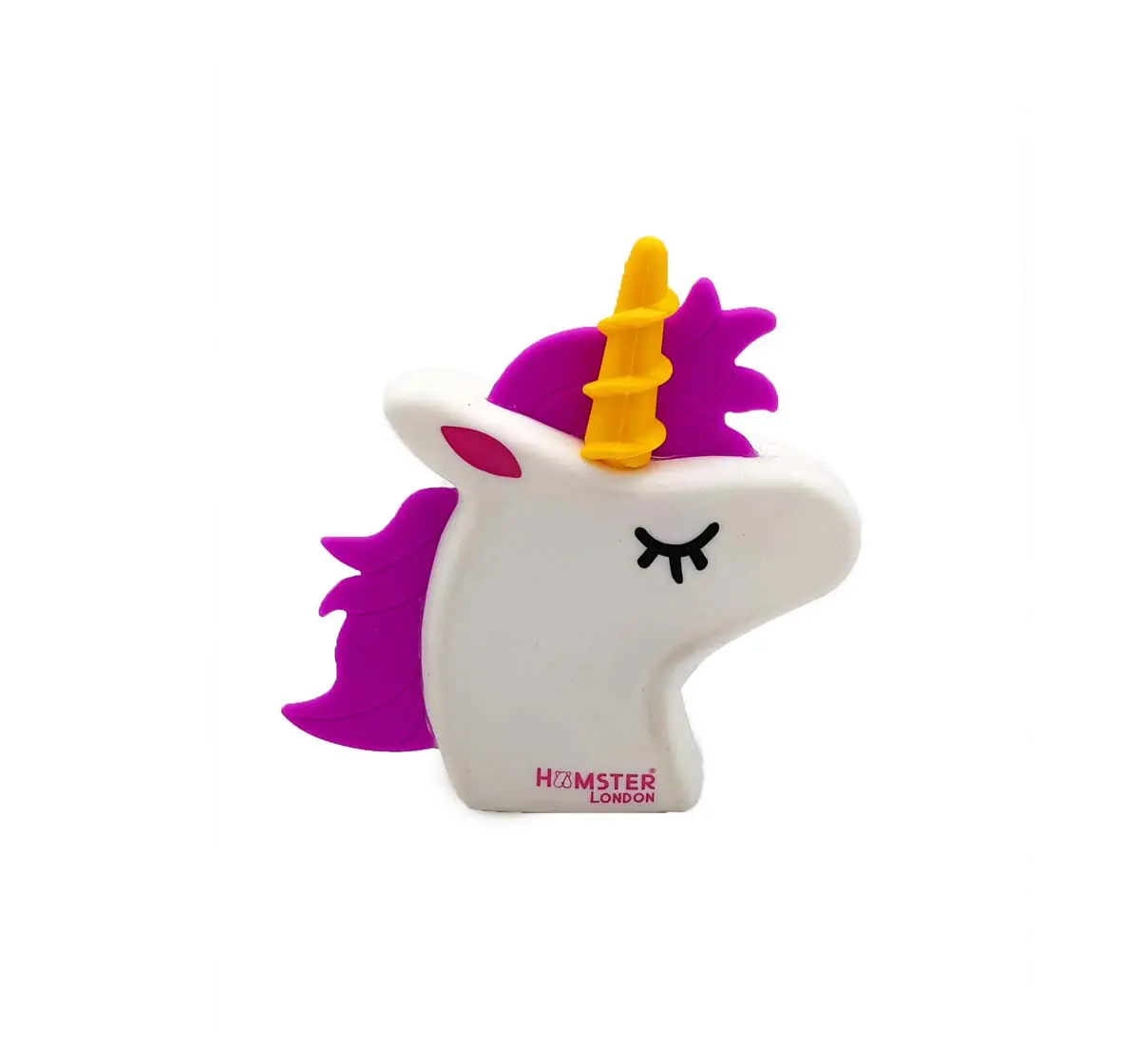Hamster London Silicone Pouch Unicorn Bags for Age 3Y+ (White)