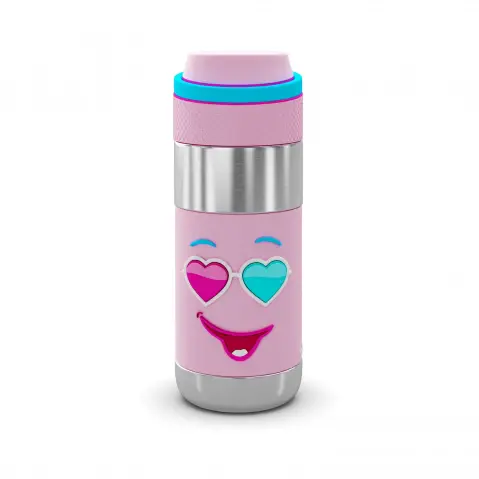 Rabitat Clean Lock Insulated Stainless Steel Sipper Water Bottle Diva 410 ml For Kids of Age 4Y+, Multicolour